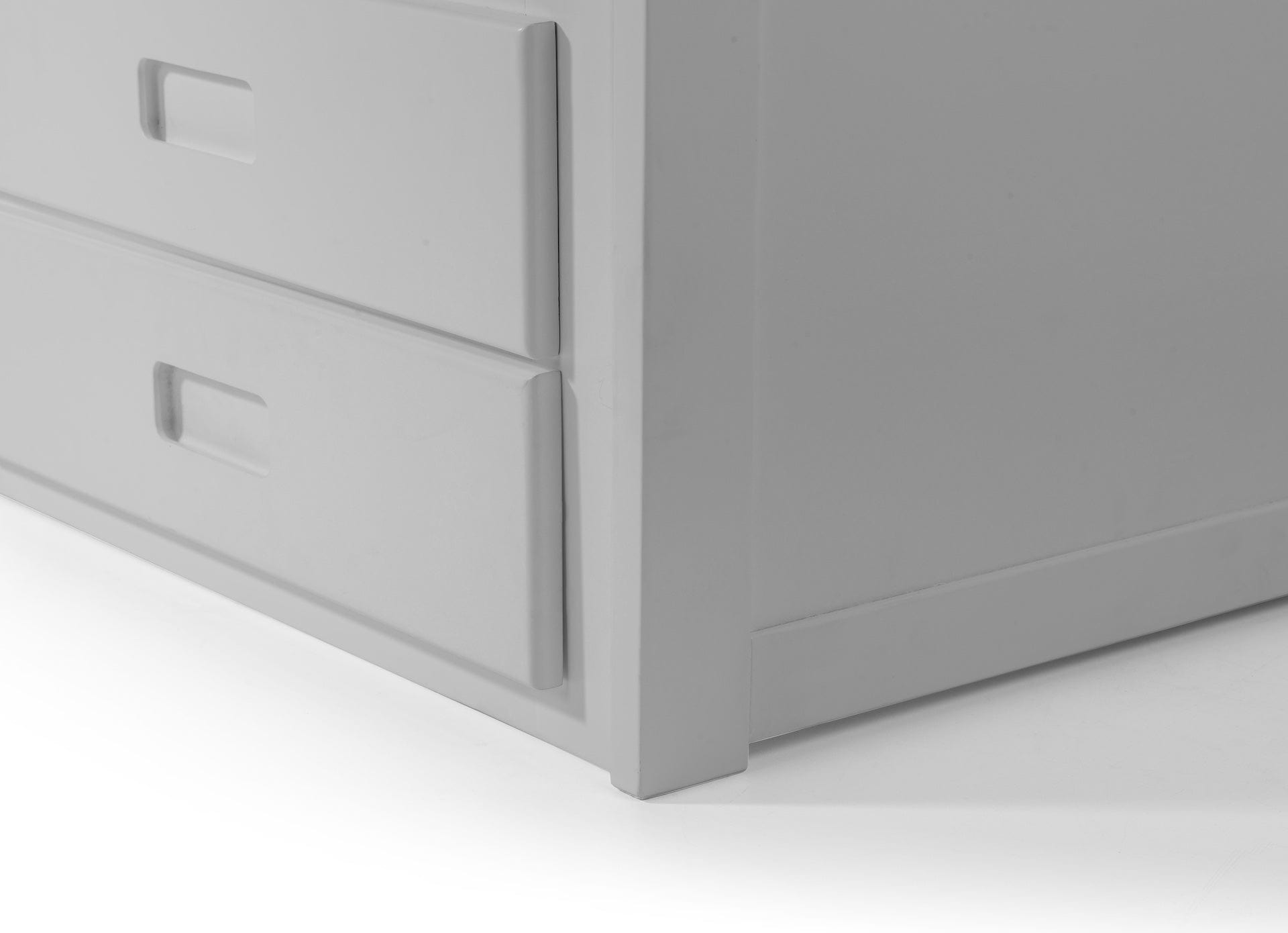 Julian Bowen Guest Bed Single 90cm 3ft Maisie Bed With Underbed And Drawers - Light Grey Bed Kings