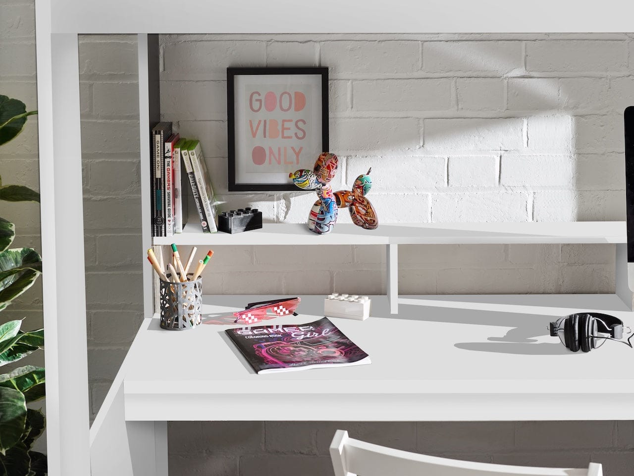 Julian Bowen High Sleeper Bed Single 90cm 3ft Blaze Gaming Highsleeper  Bed - All White Bed Kings