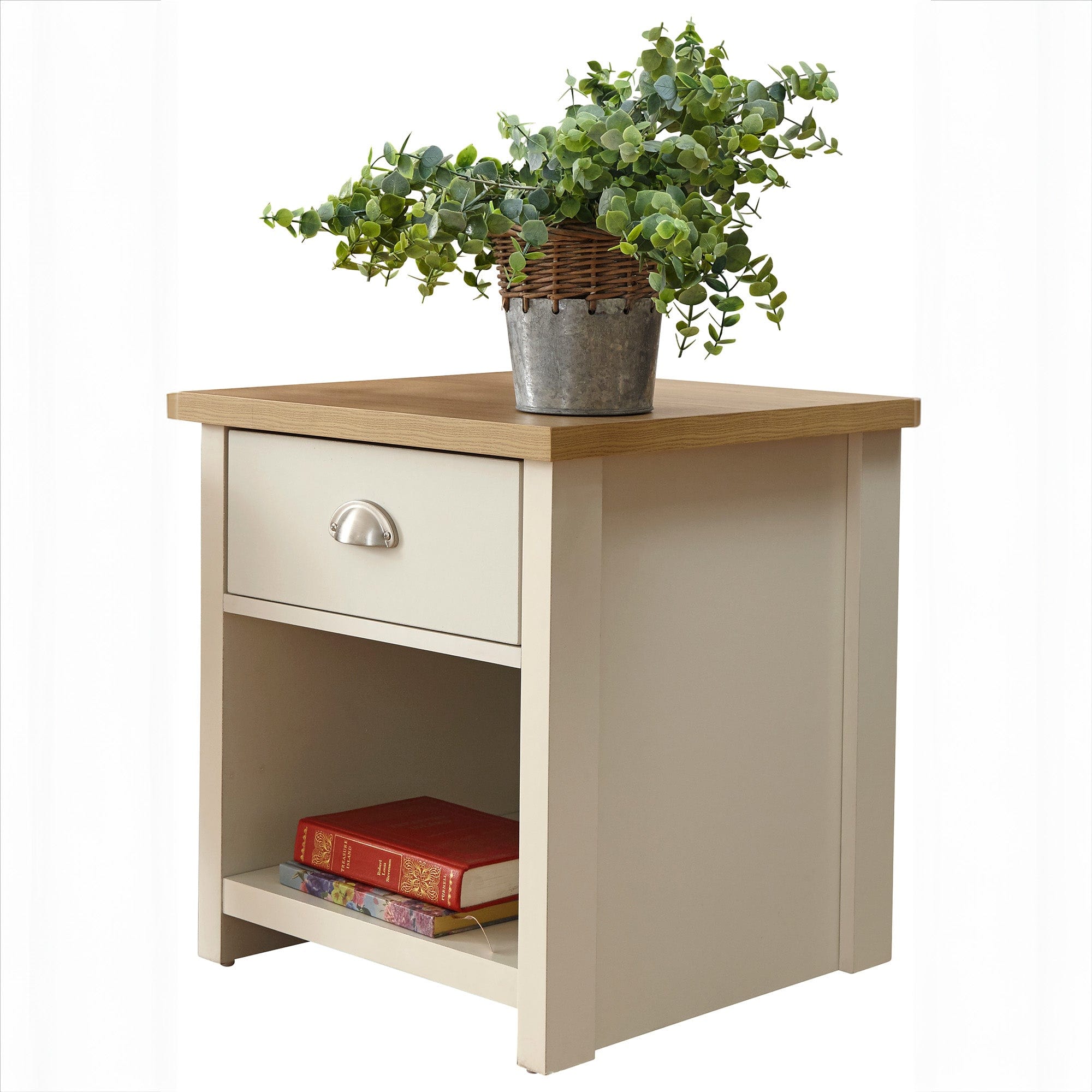 GFW Lamp Table Lancaster Lamp Table Cream Bed Kings