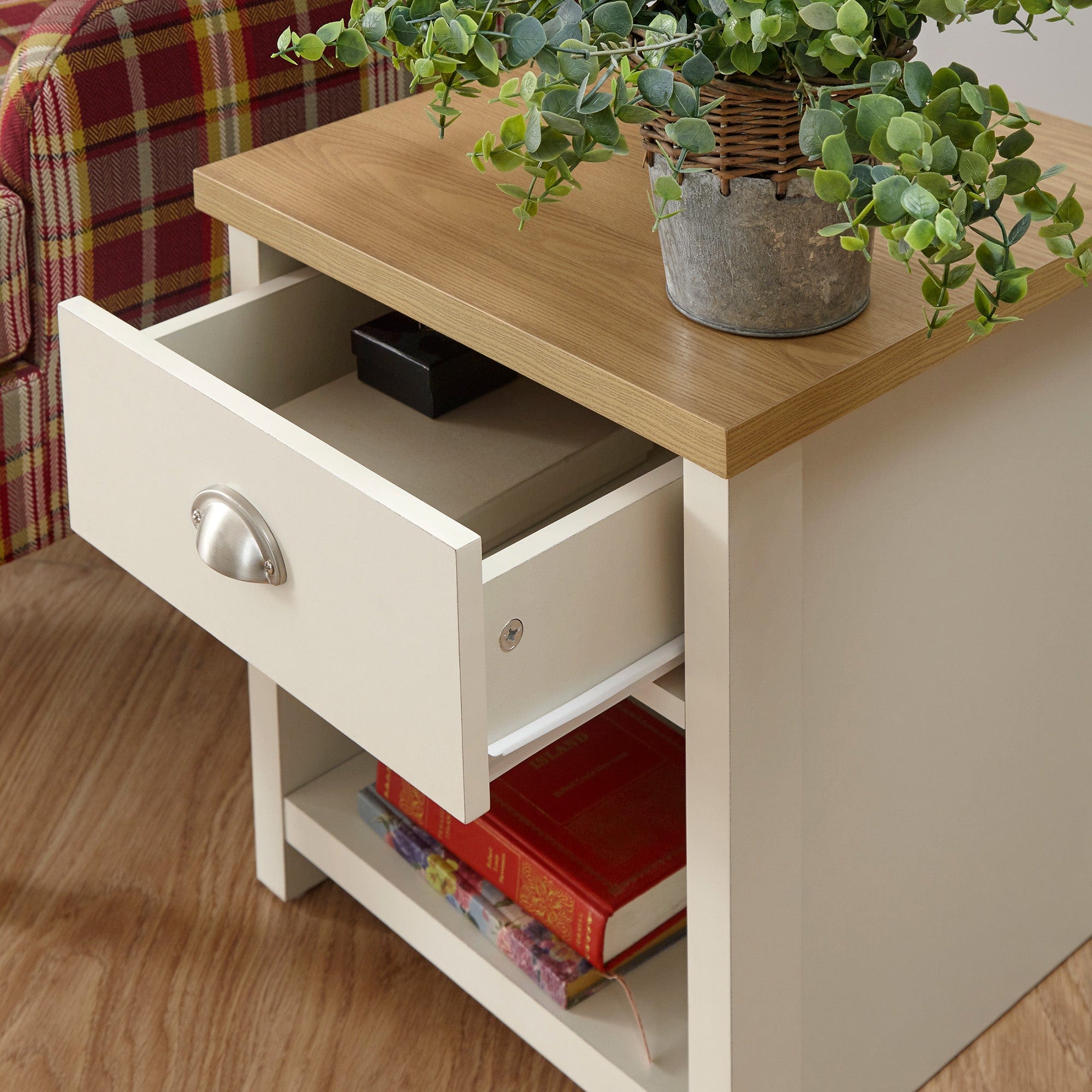 GFW Lamp Table Lancaster Lamp Table Cream Bed Kings