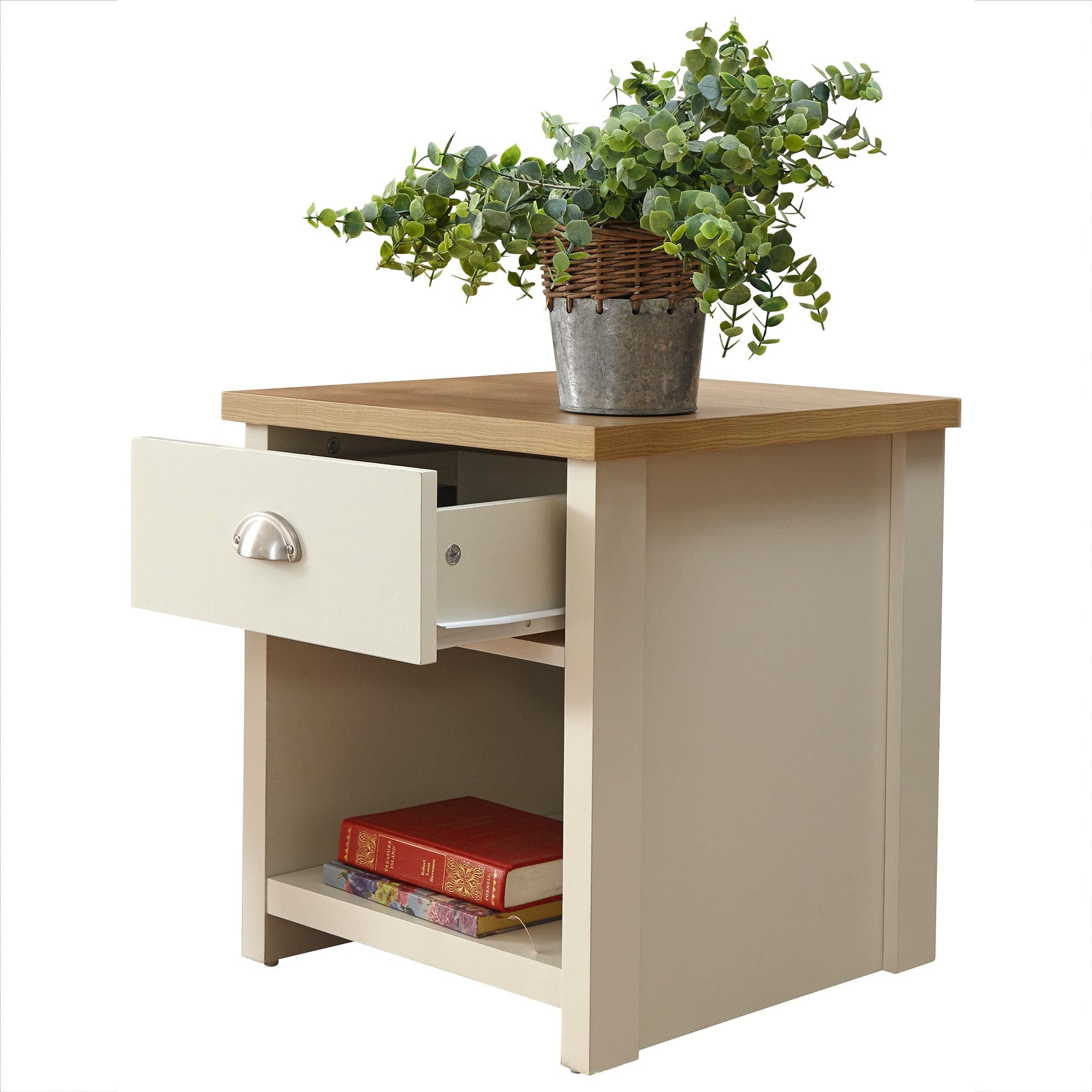 GFW Lamp Table Lancaster Lamp Table Cream Bed Kings