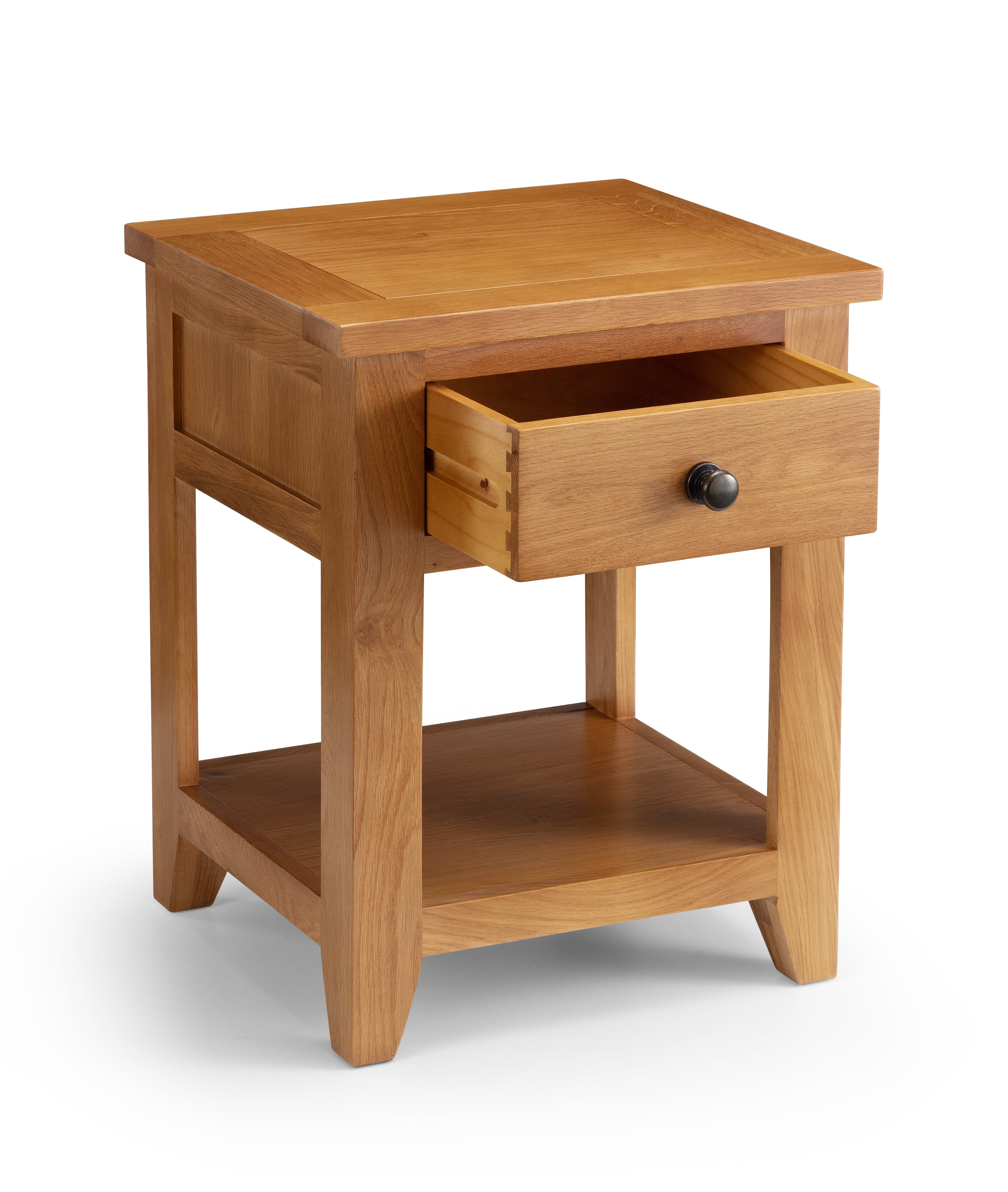 Julian Bowen Lamp Table Astoria 1 Drawer Lamp Table Bed Kings
