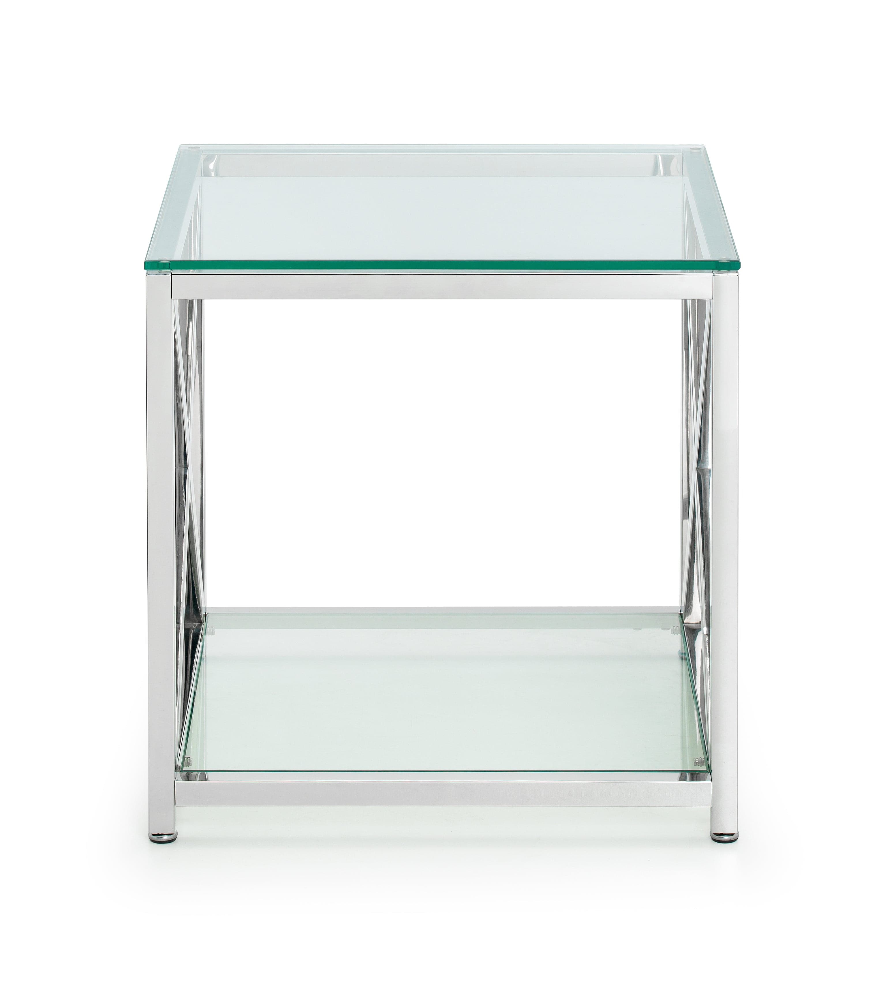 Julian Bowen Lamp Table Miami Lamp Table - Silver Bed Kings