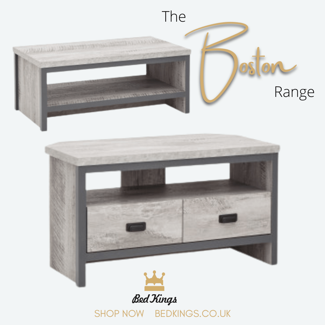 GFW Living Room Set Boston 2 Piece Living Room Set (Corner) Bed Kings
