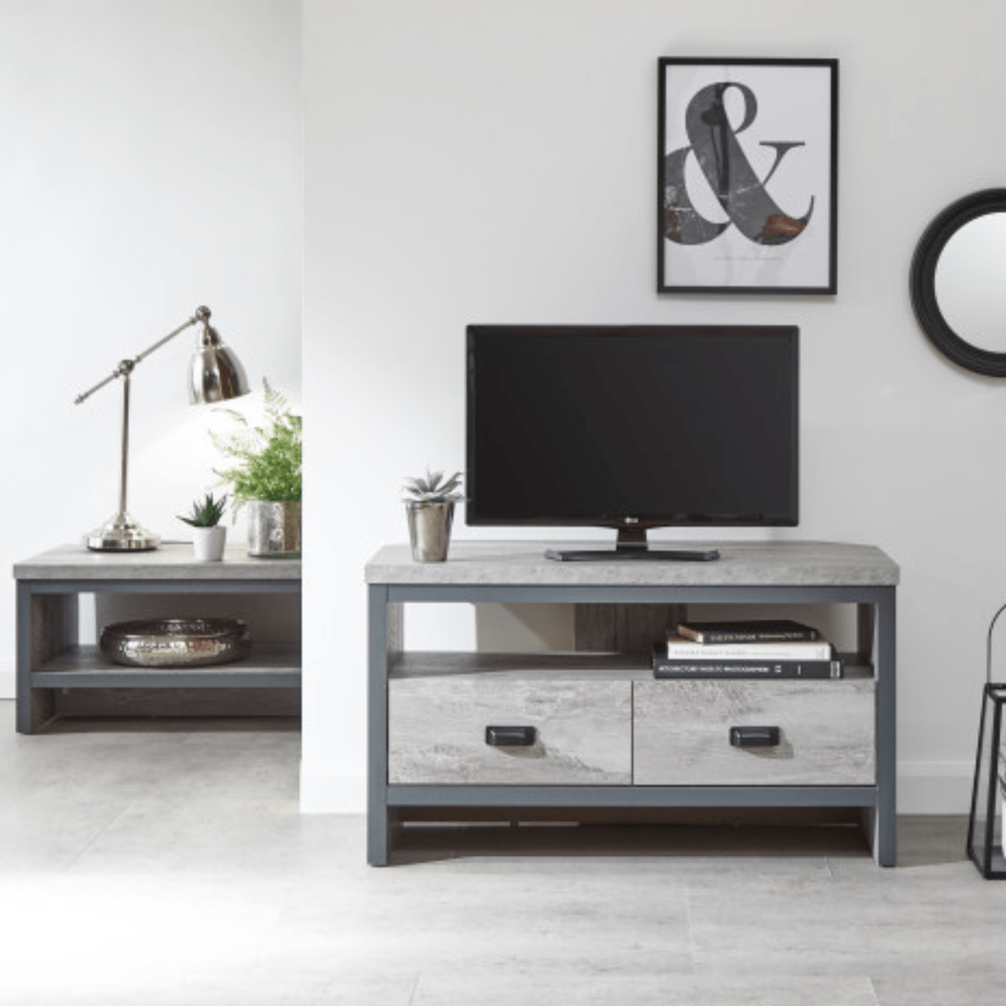 GFW Living Room Set Boston 2 Piece Living Room Set (Corner) Bed Kings