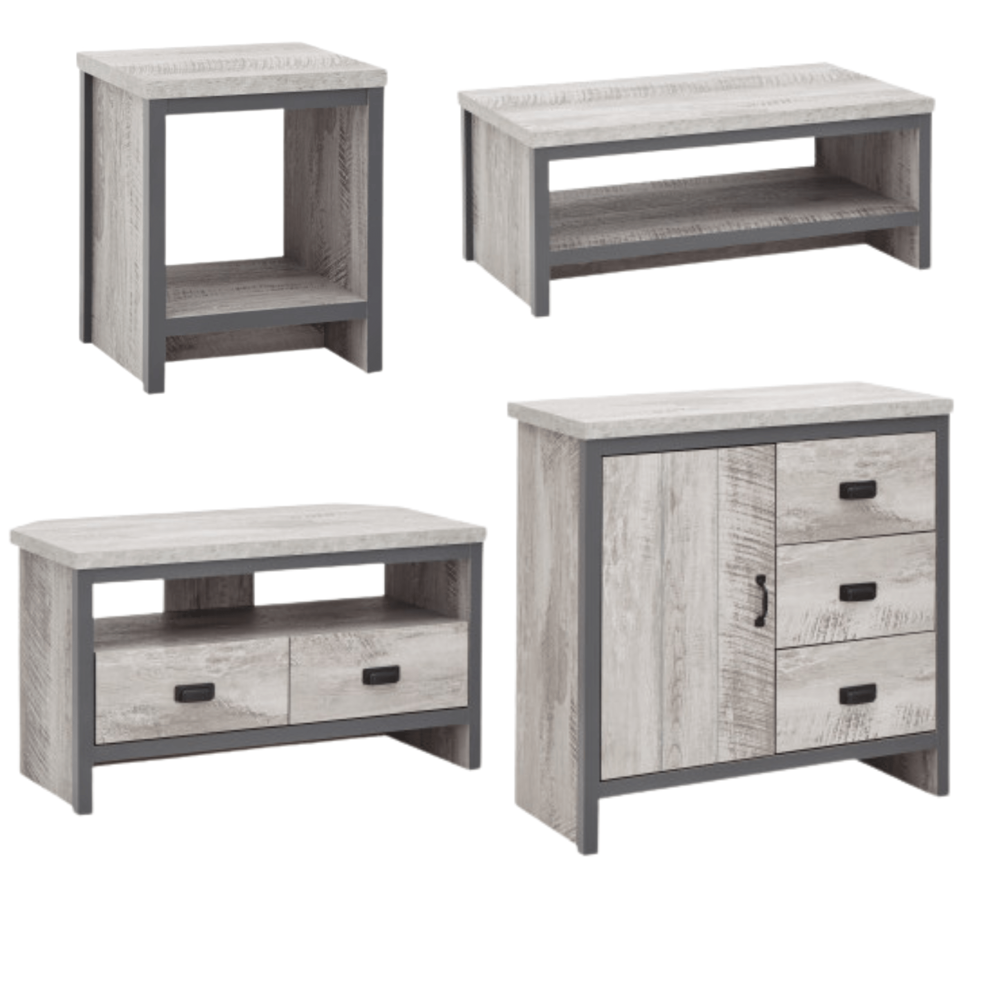GFW Living Room Set Boston 4 Piece Living Room Set - Corner Bed Kings