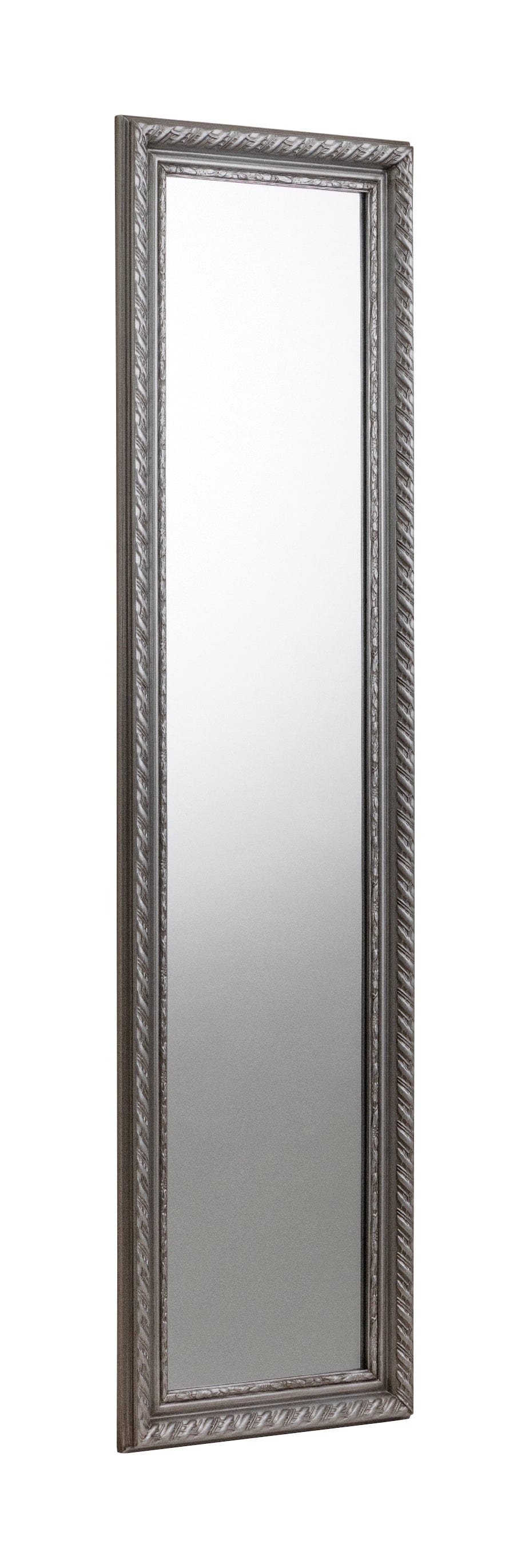 Julian Bowen Mirror Allegro Dress Mirror - Pewter Bed Kings