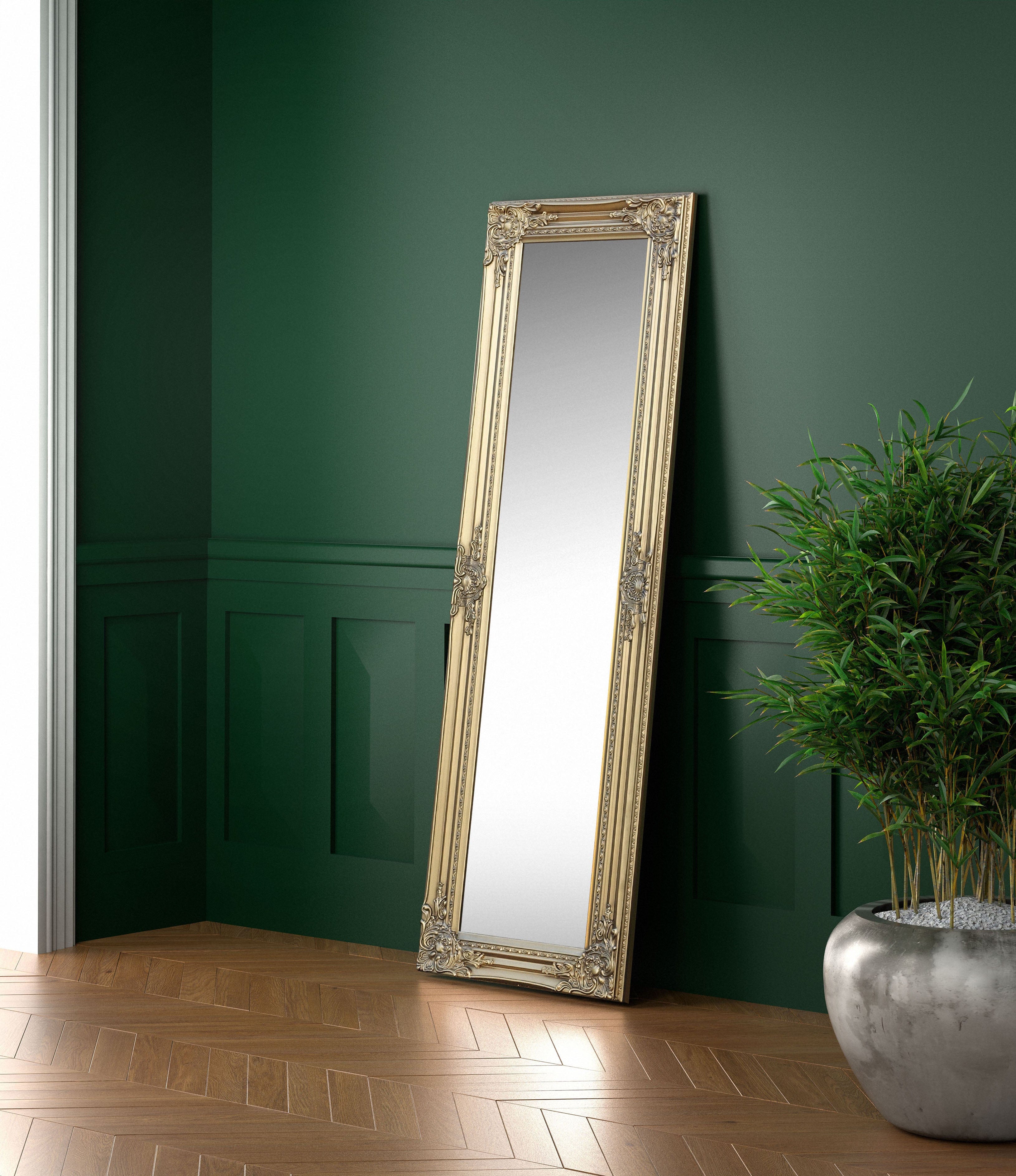 Julian Bowen Mirror Palais Gold Dress Mirror Bed Kings