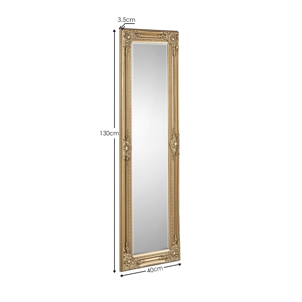 Julian Bowen Mirror Palais Gold Dress Mirror Bed Kings