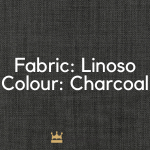 Bed Kings mw_product_option Charcoal - Linoso Fabric Choose Your Fabric & Colour Bed Kings