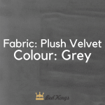 Bed Kings mw_product_option Grey - Plush Velvet Fabric Choose Your Fabric & Colour Bed Kings