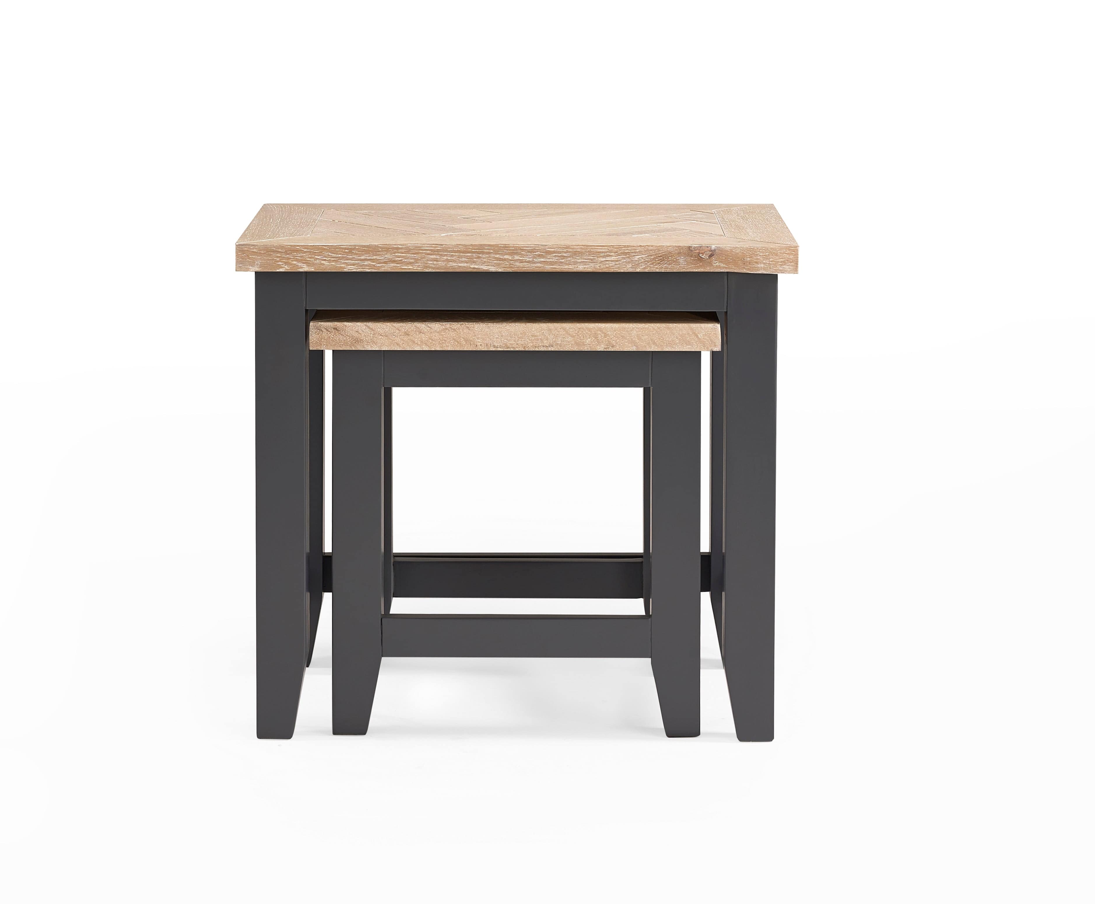 Julian Bowen Nest Of Tables Bordeaux Nest Of Tables Dark Grey Bed Kings