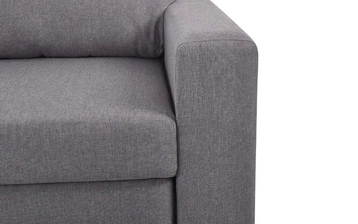 Julian Bowen Sofa Bed Angel Sofabed With Storage - Light Grey Bed Kings