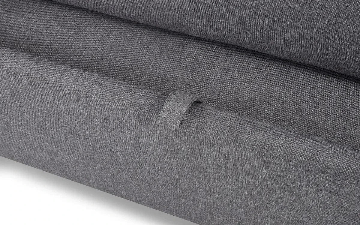 Julian Bowen Sofa Bed Angel Sofabed With Storage - Light Grey Bed Kings