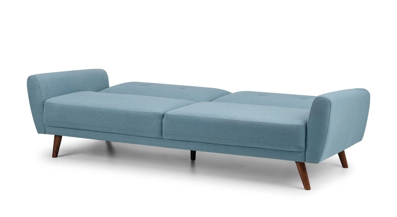 Julian Bowen Sofabeds Monza Fabric Sofa Bed - Blue Bed Kings