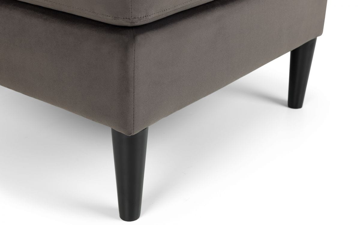 Julian Bowen Storage Ottoman Hayward Ottoman - Grey Bed Kings