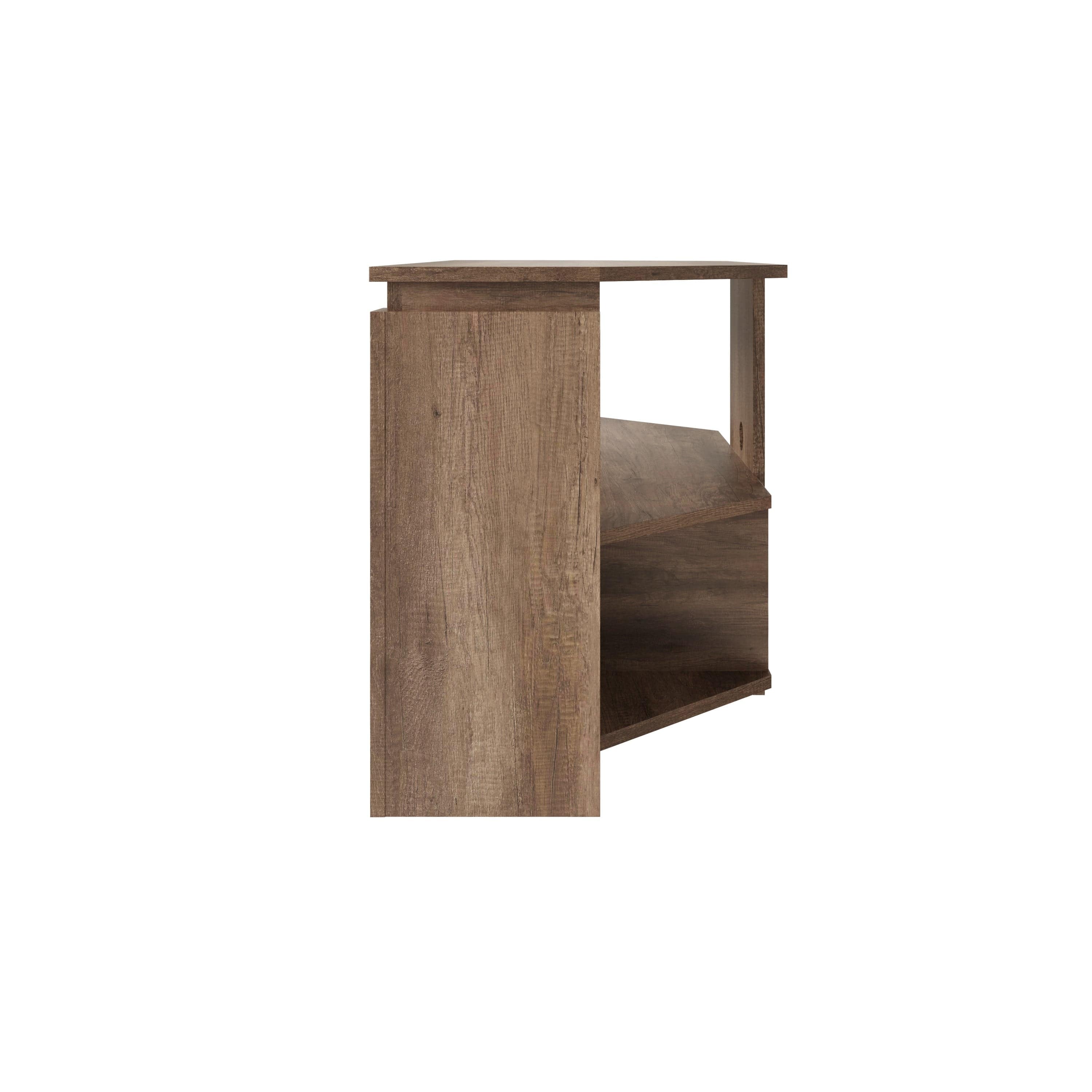 GFW TV Unit Canyon Oak Corner Tv Unit Bed Kings