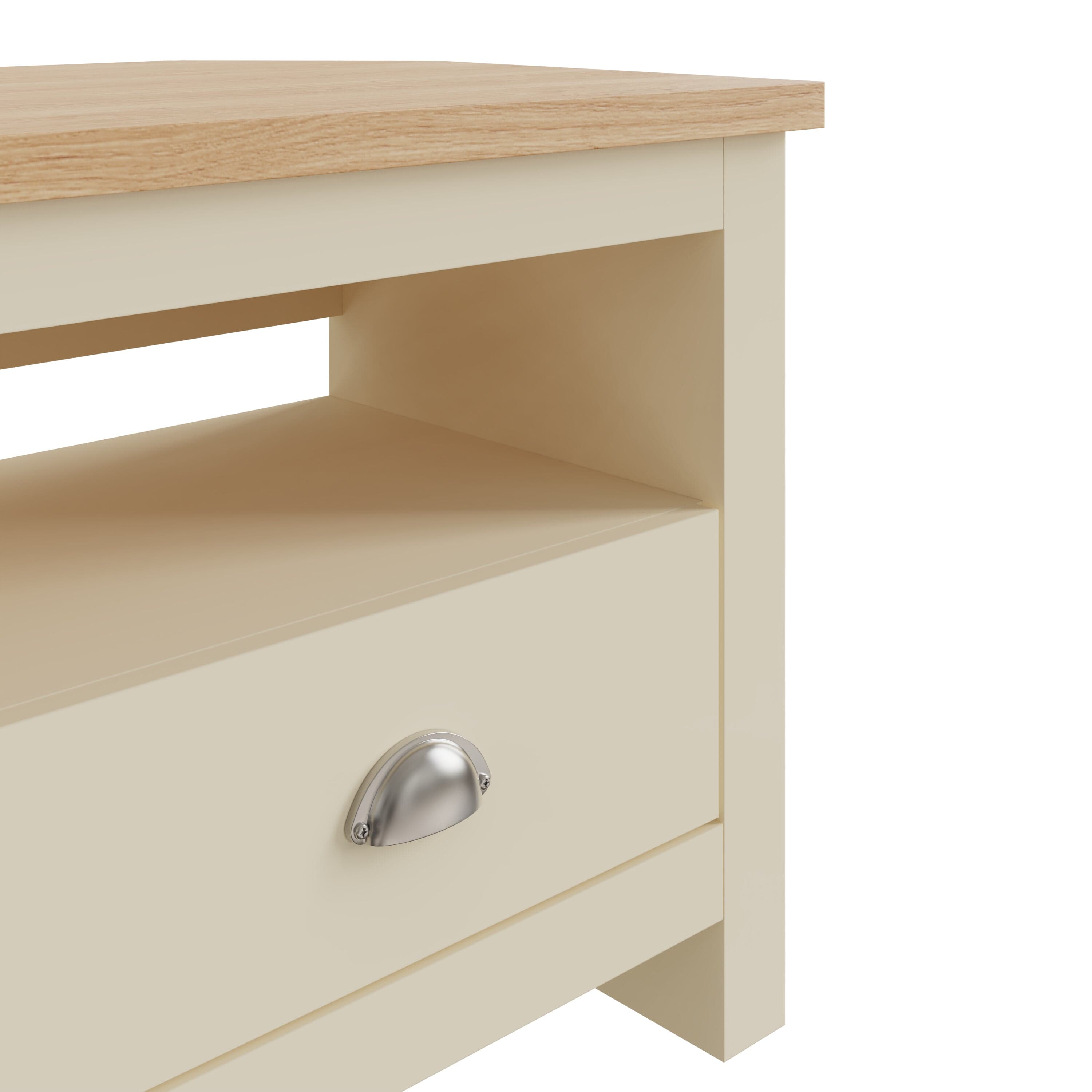 GFW TV Unit Lancaster Corner TV Unit Cream Bed Kings