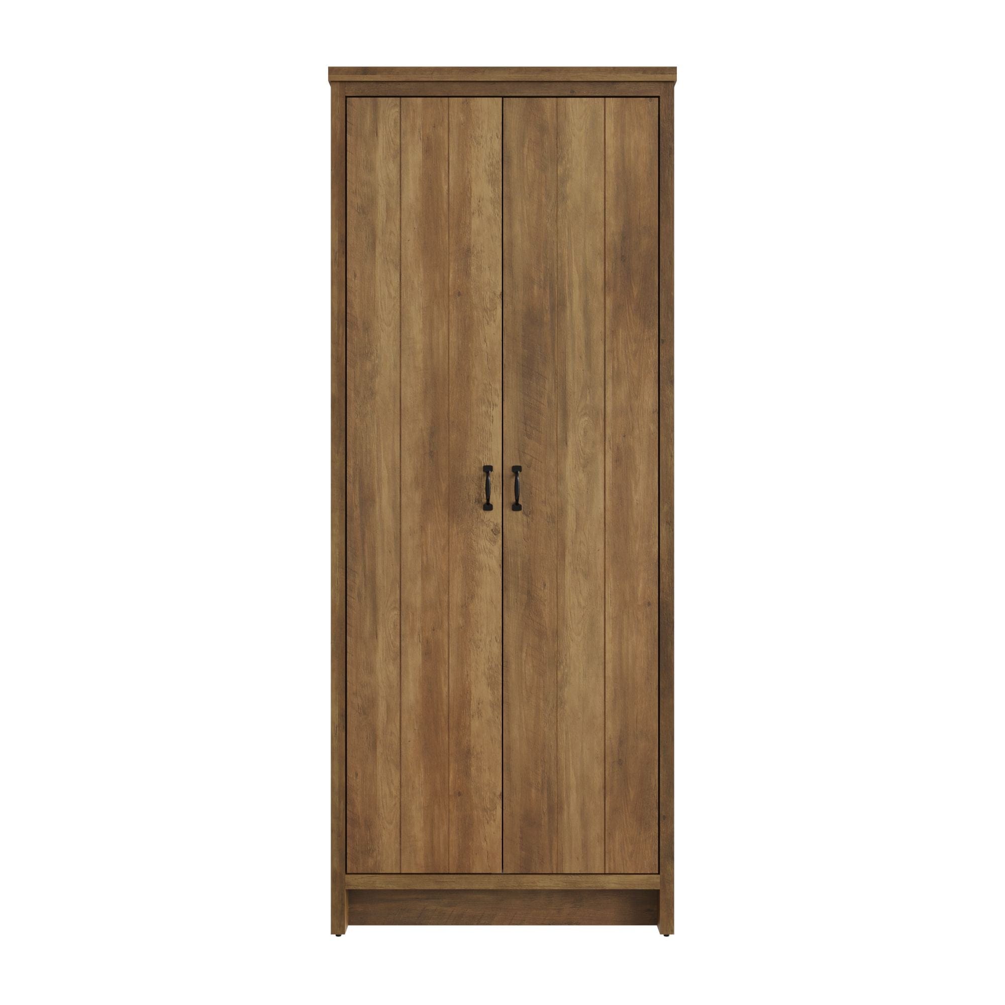 GFW Wardrobe Boston 2 Door Wardrobe Knotty Oak Bed Kings