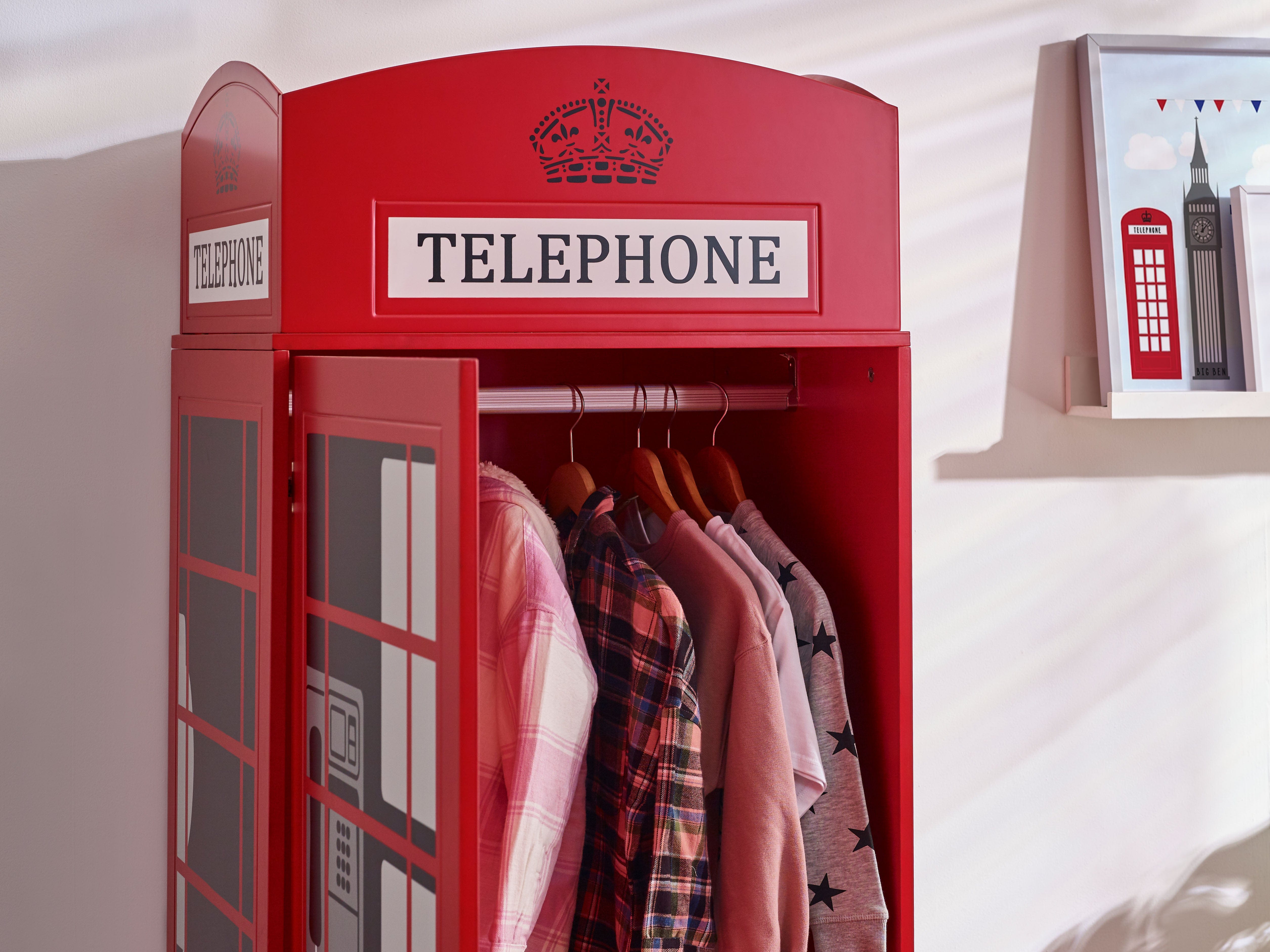 Julian Bowen Wardrobe Telephone Box Wardrobe Bed Kings