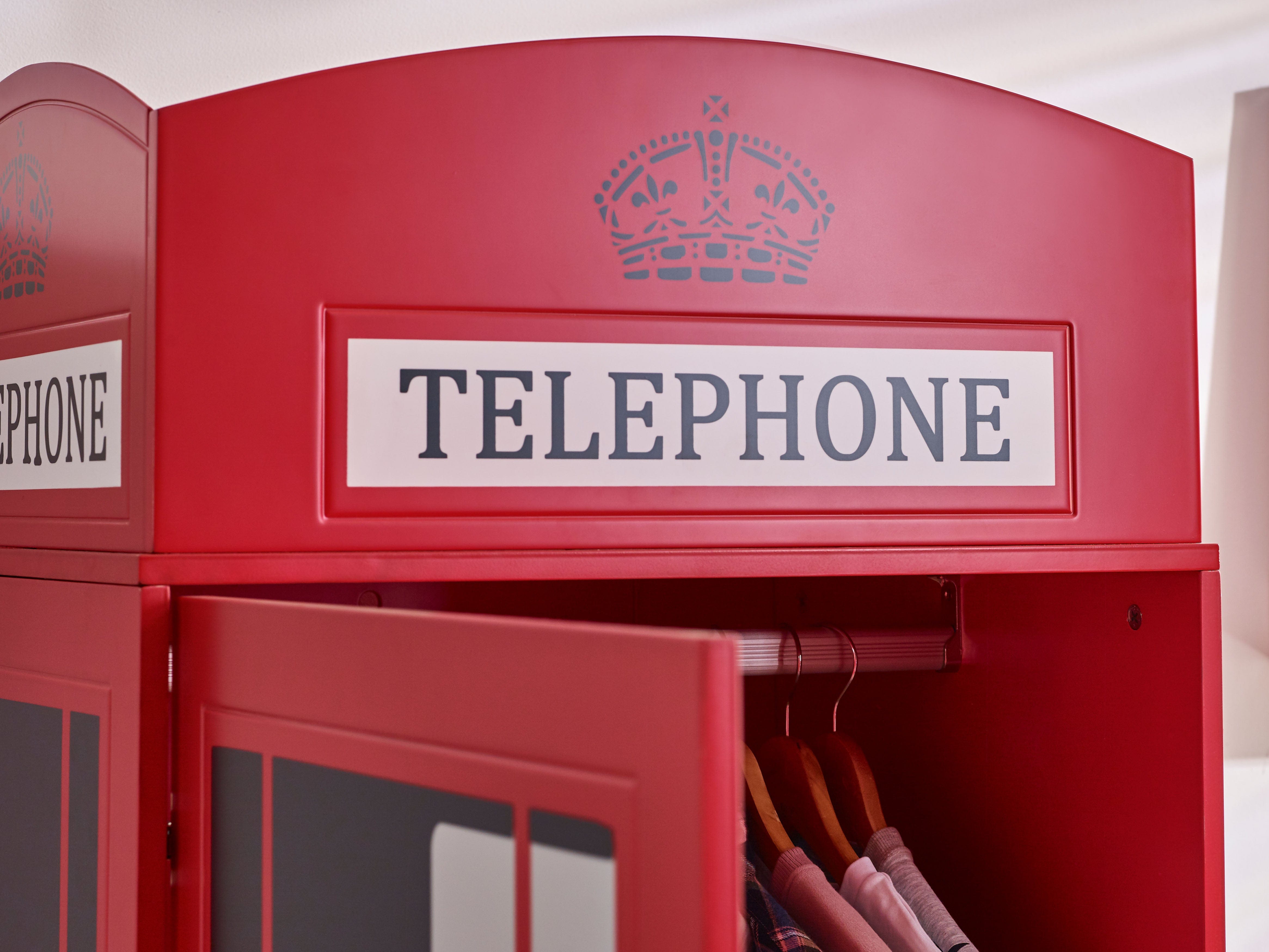 Julian Bowen Wardrobe Telephone Box Wardrobe Bed Kings