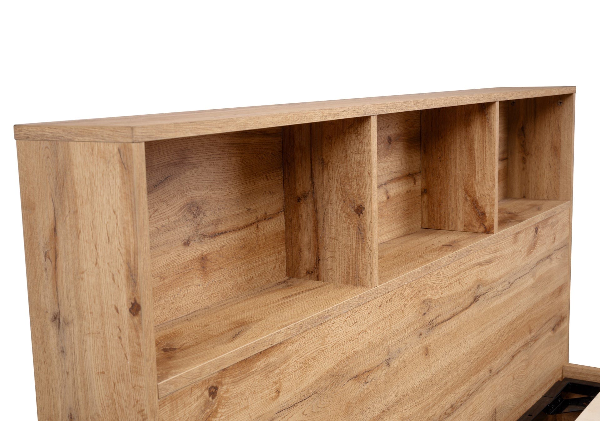 Julian Bowen Wood Bed Bali Ottoman Storage Bed - Light Oak Bed Kings