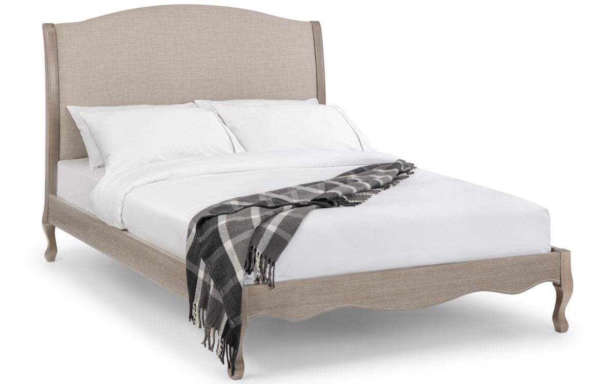 Julian Bowen Wood Bed Camille Wood & Fabric Bed Bed Kings
