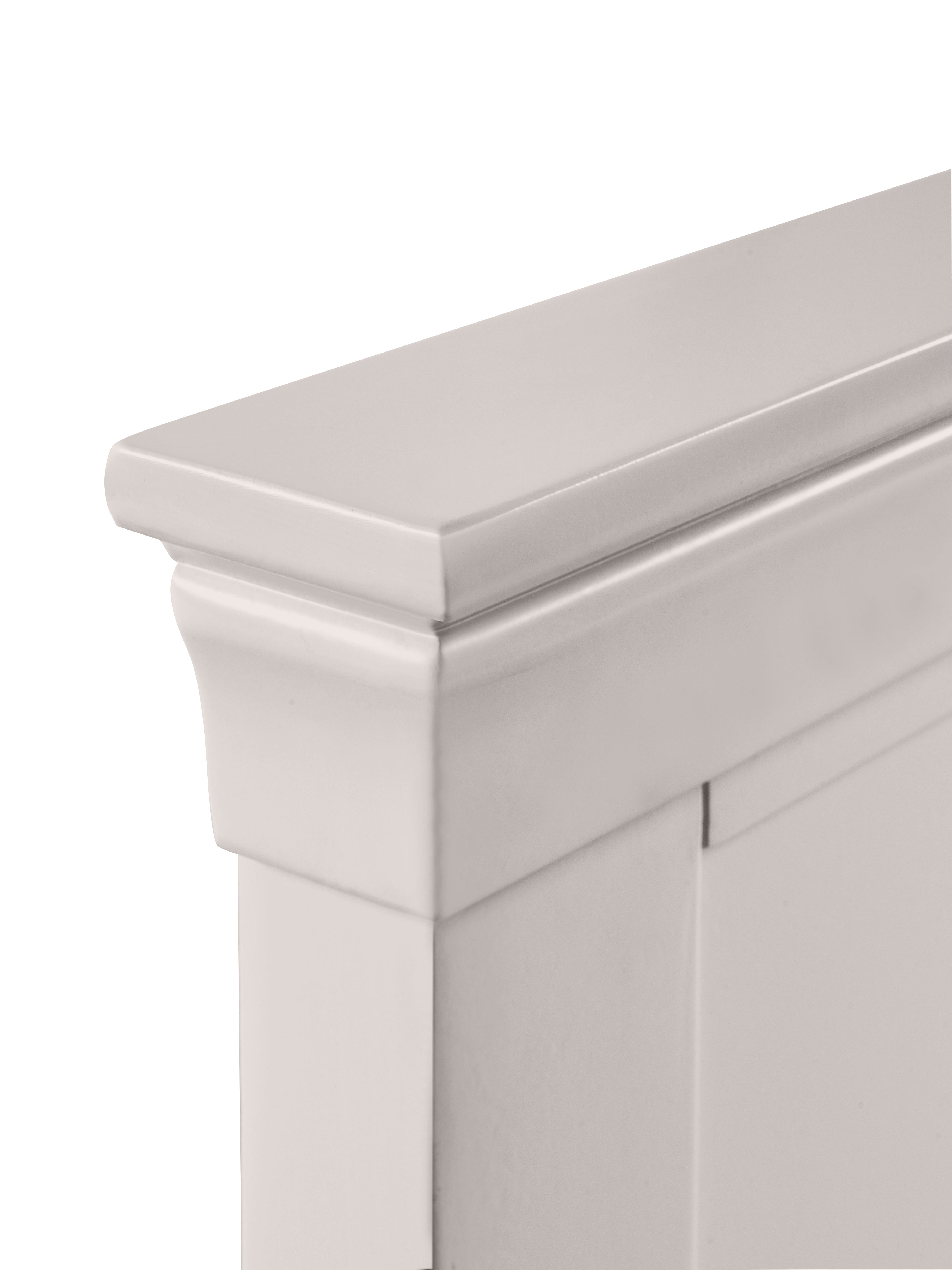 Julian Bowen Wood Bed Clermont Bed - Light Grey Bed Kings