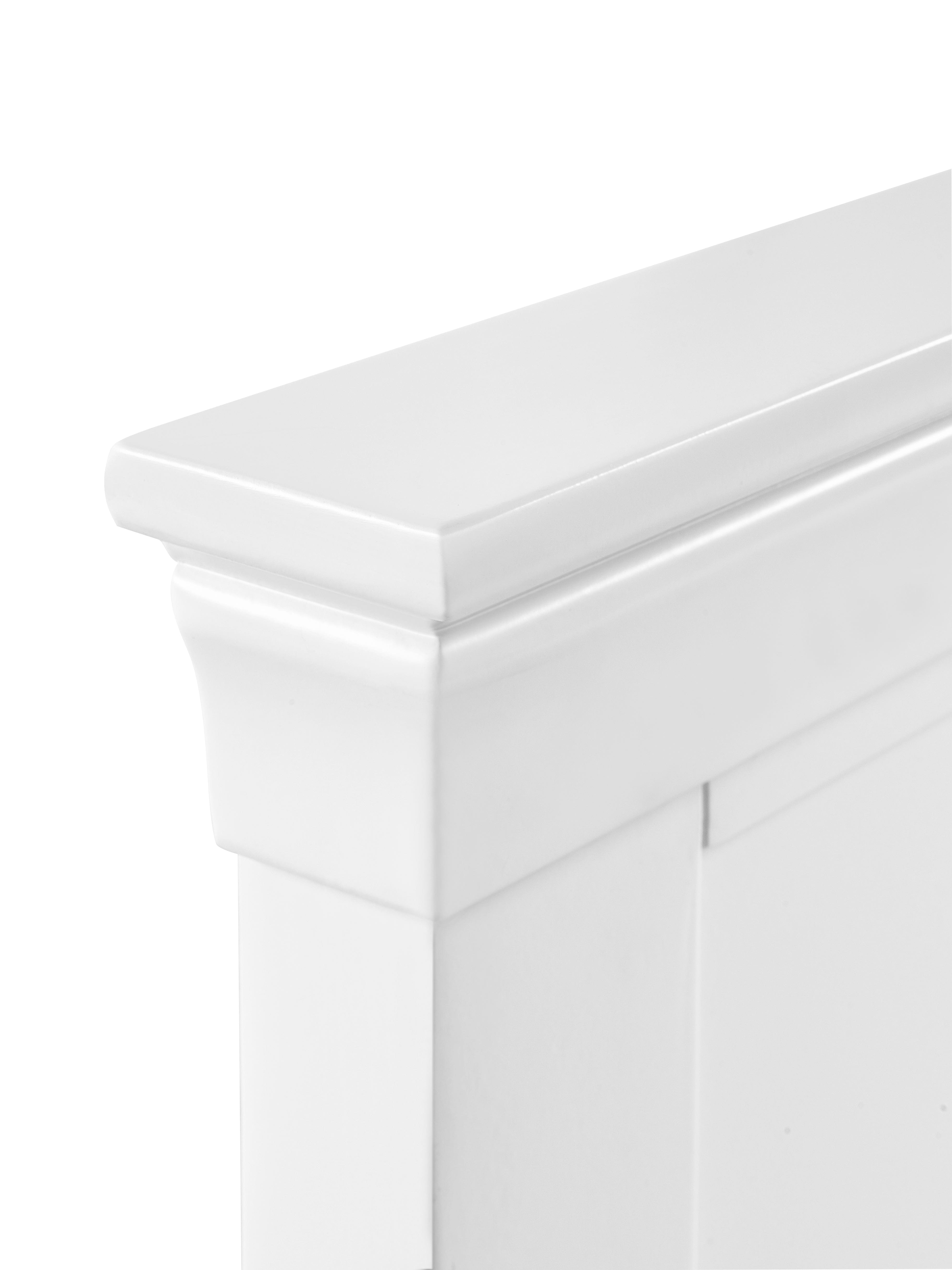 Julian Bowen Wood Bed Clermont Bed - Surf White Bed Kings