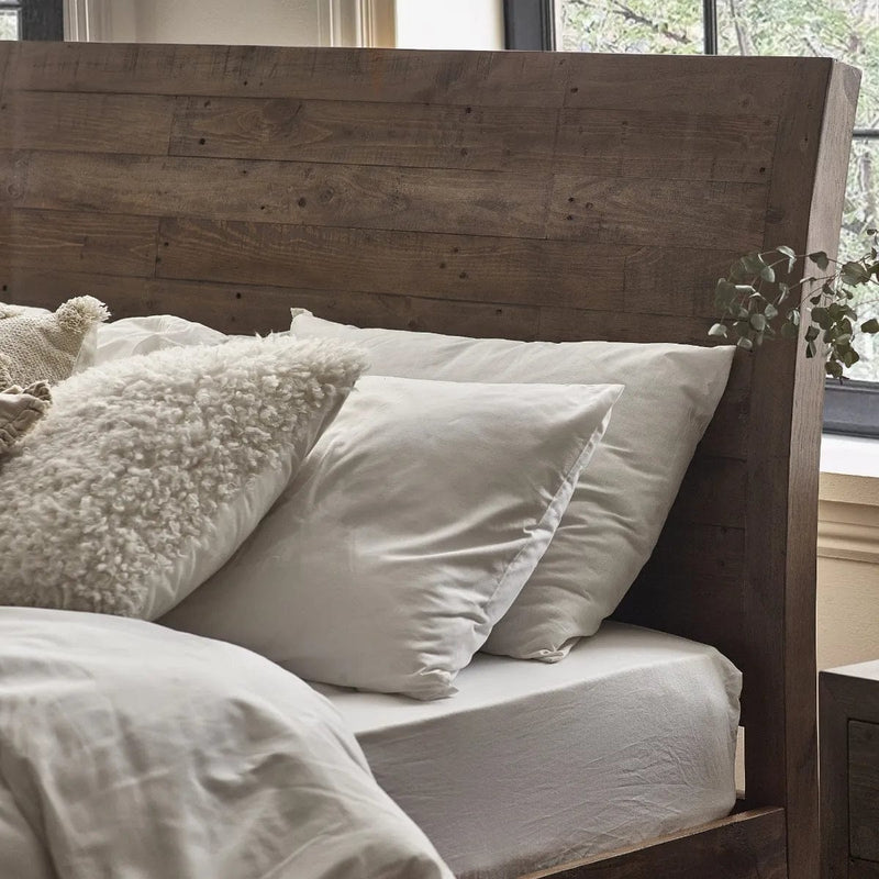 Julian Bowen Wood Bed Heritage Bed - Reclaimed Pine Bed Kings