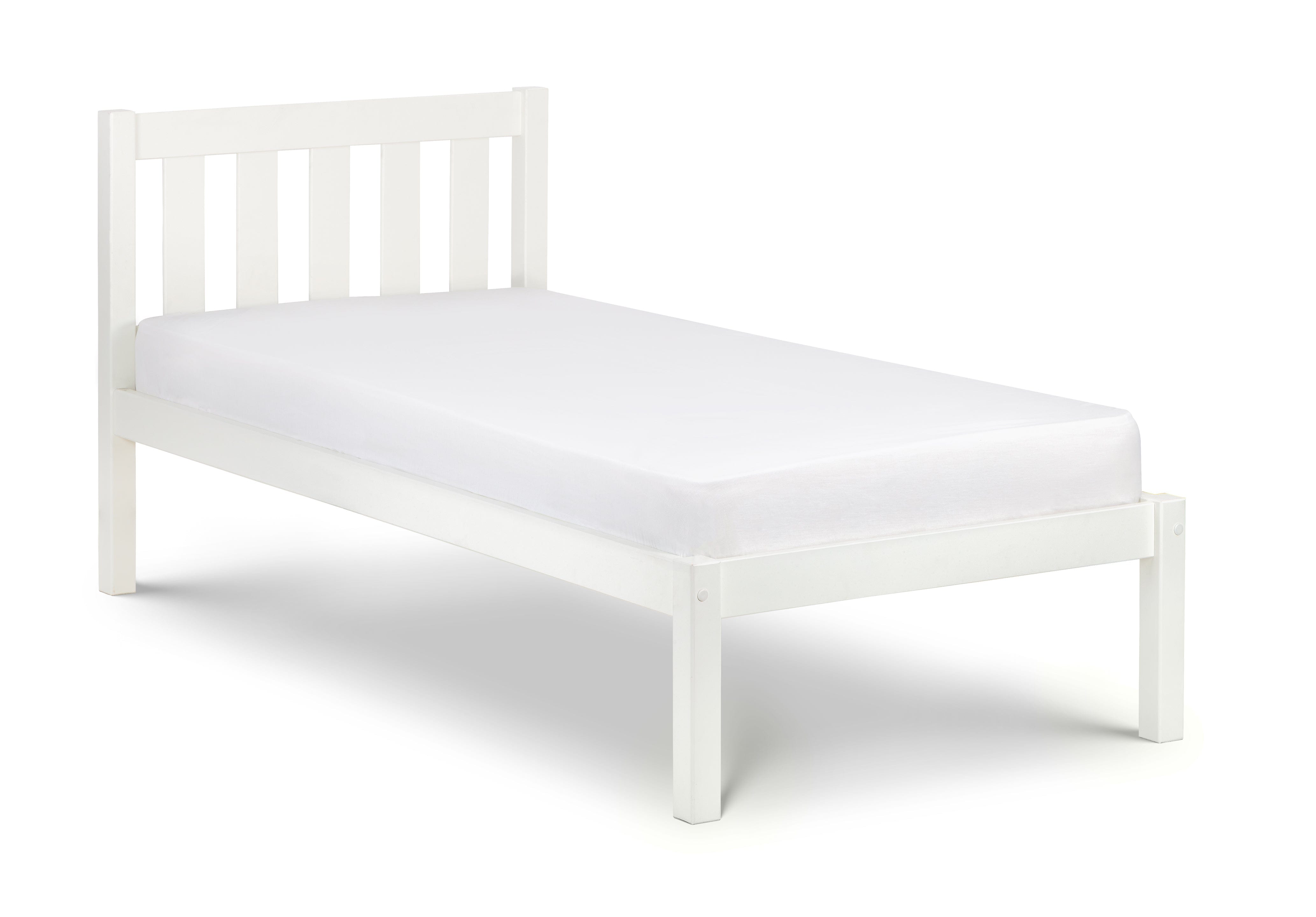 Julian Bowen Wood Bed Luna Bed 90Cm Surf White Bed Kings