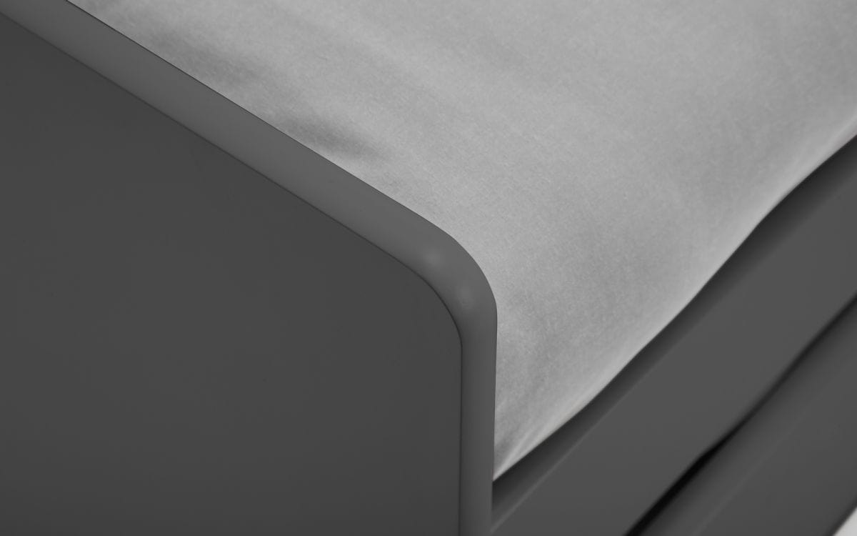 Julian Bowen Wood Bed Single 90cm 3ft Elba Day Bed - Anthracite Bed Kings
