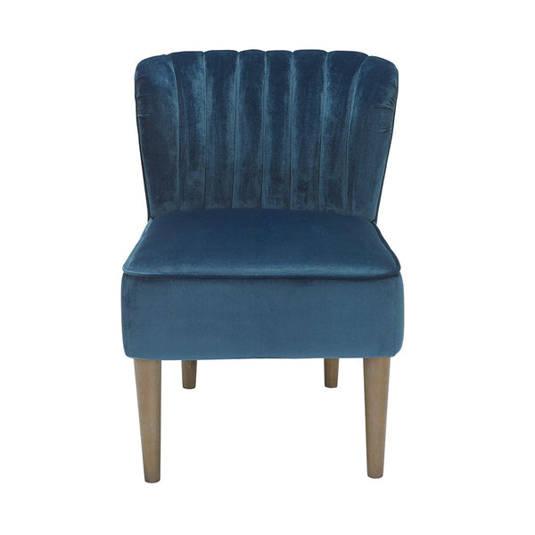 LPD Armchair Bella Chair Midnight Blue Bed Kings