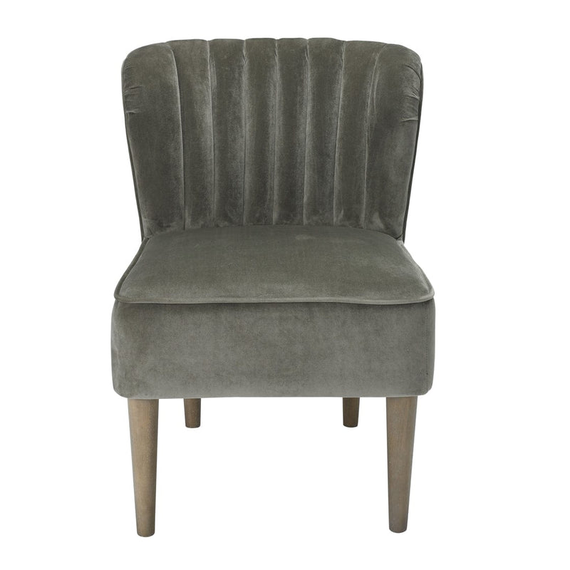 LPD Armchair Bella Chair Steel Grey Bed Kings
