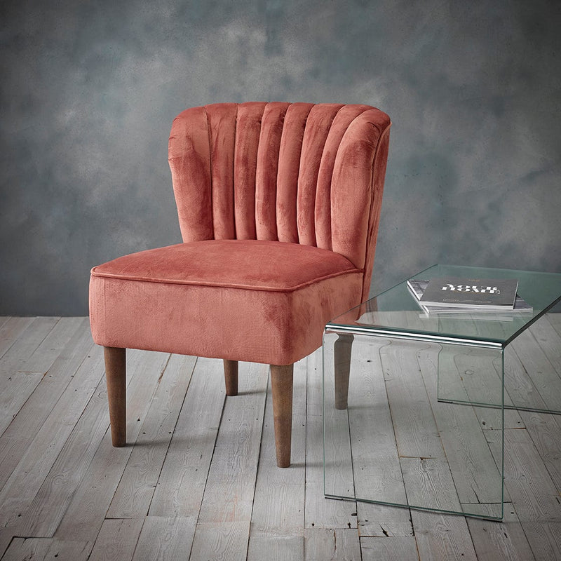 LPD Armchair Bella Chair Vintage Pink Bed Kings