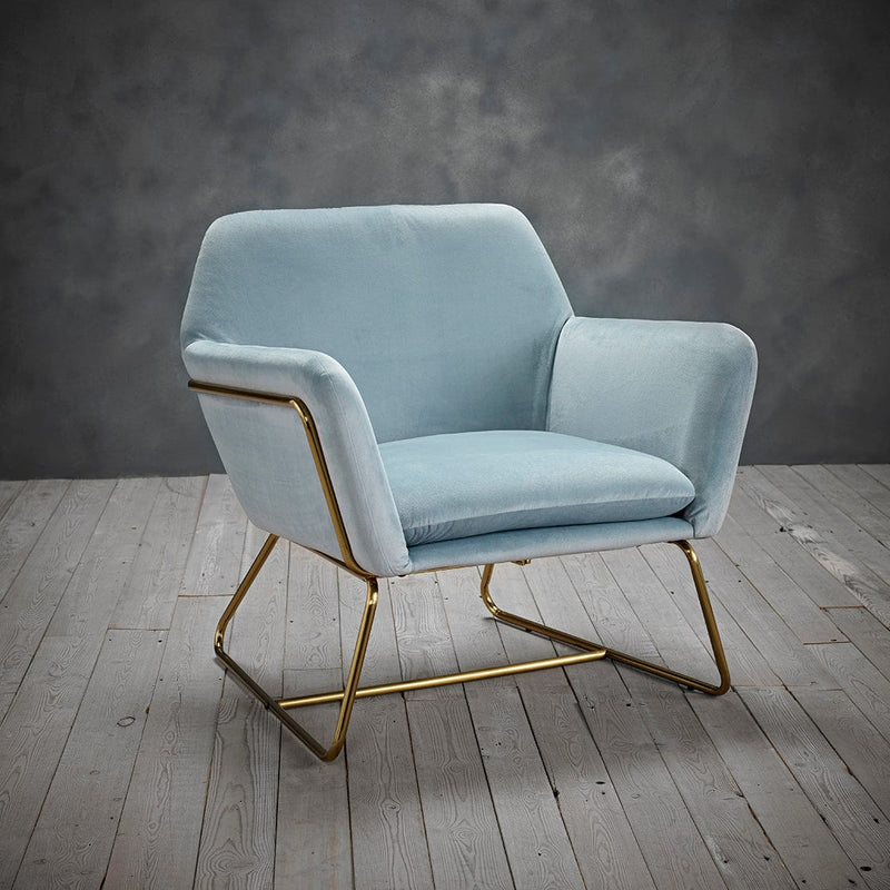 LPD Armchair Charles Armchair Sky Blue Bed Kings