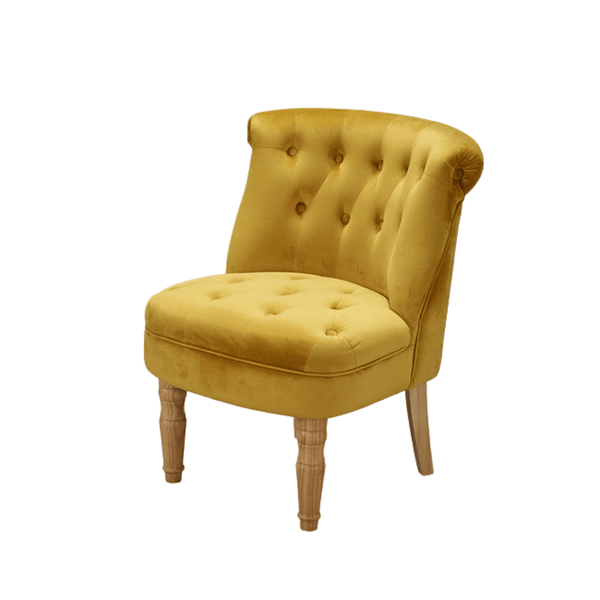 LPD Armchair Charlotte Chair Mustard Bed Kings