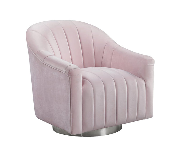 LPD Armchair Tiffany Swivel Chair Pink Bed Kings