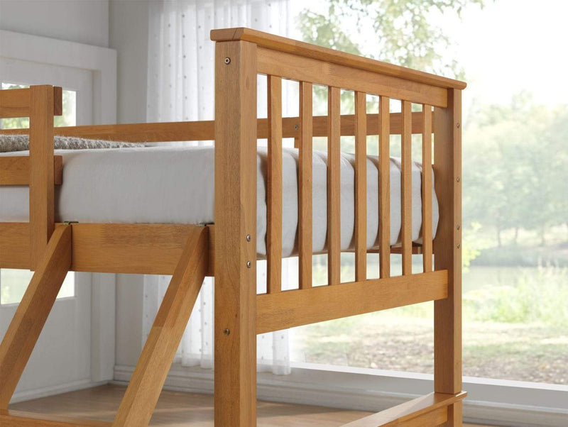 Artisan Bed Company Bunk Bed Charlotte 2 In 1 Beech Three Sleeper Bunk Bed