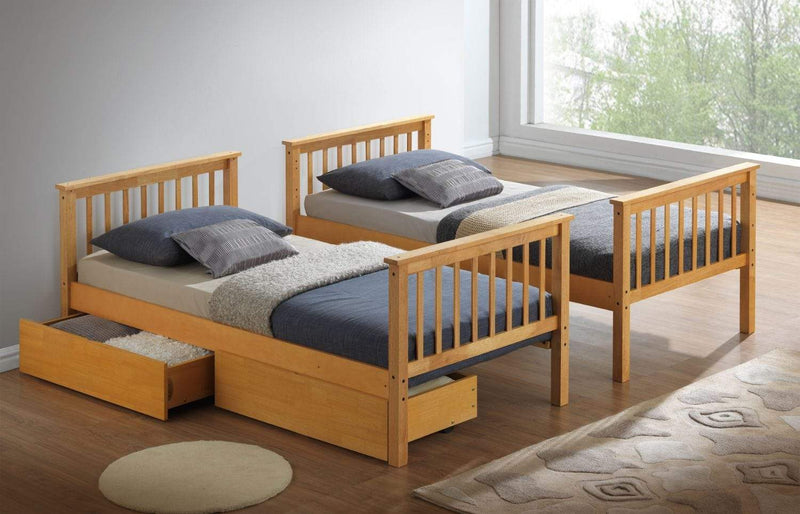 Artisan Bed Company Bunk Bed Louis 2 In 1 Beech Bunk Bed