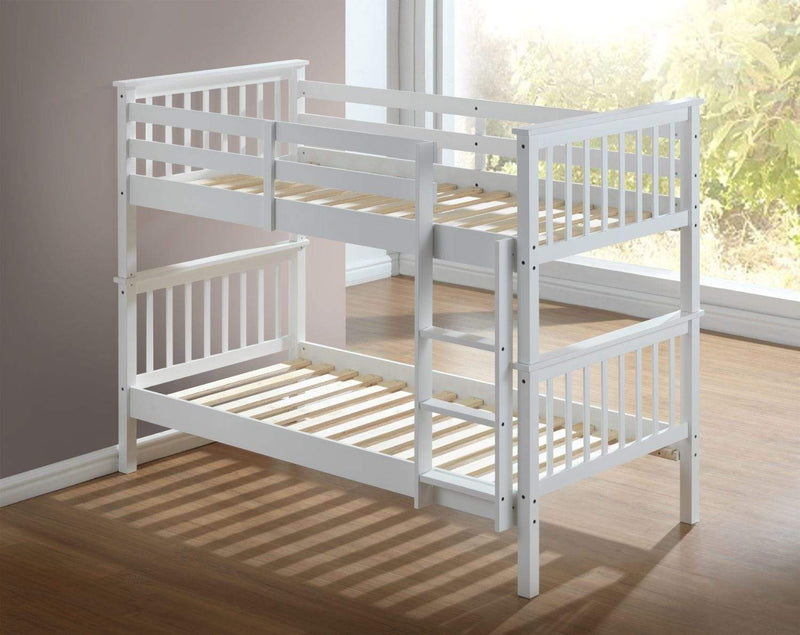 Artisan Bed Company Bunk Bed Louis 2 In 1 White Bunk Bed