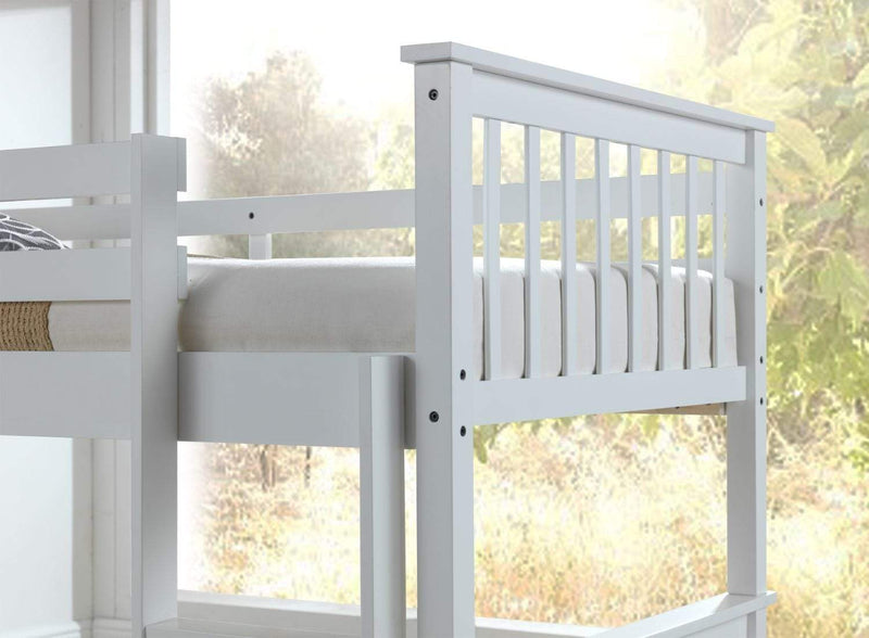 Artisan Bed Company Bunk Bed Louis 2 In 1 White Bunk Bed