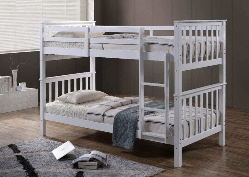 Artisan Bed Company Bunk Bed Louis 2 In 1 White Bunk Bed
