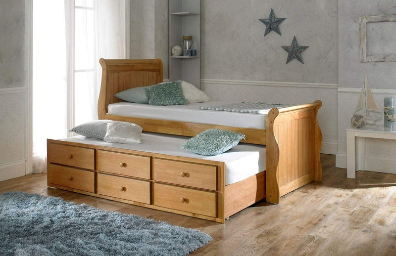 Artisan Bed Company Cabin Bed Captain Bed - Oak