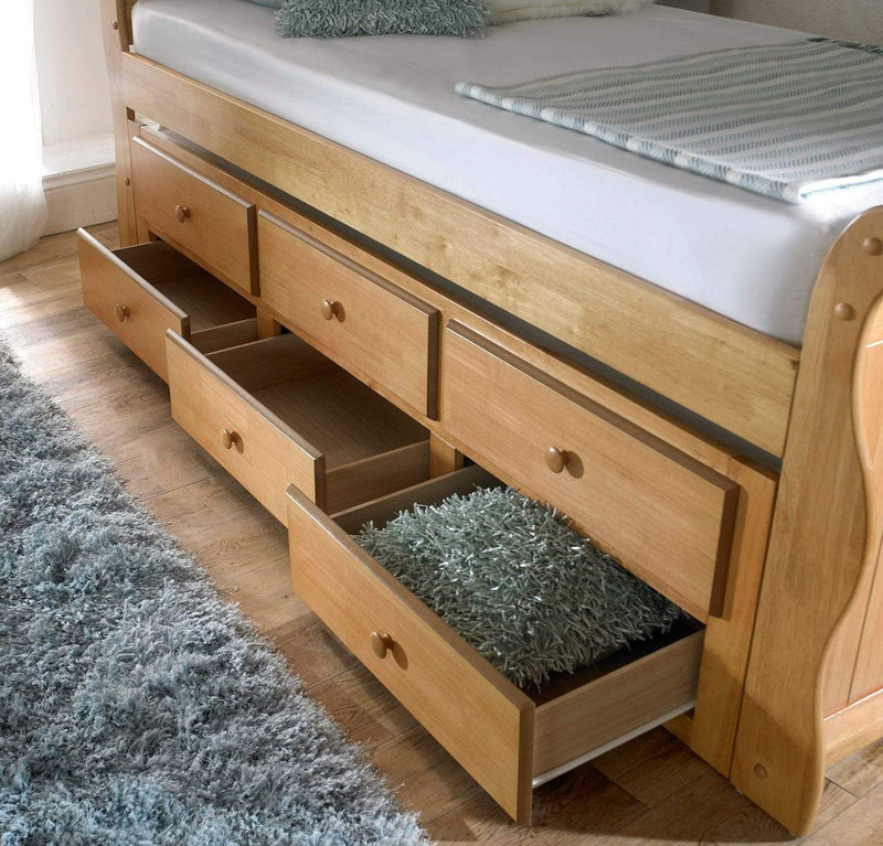 Artisan Bed Company Cabin Bed Captain Bed - Oak