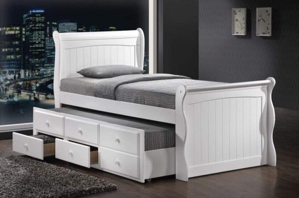 Artisan Bed Company Cabin Bed Captain Bed - White