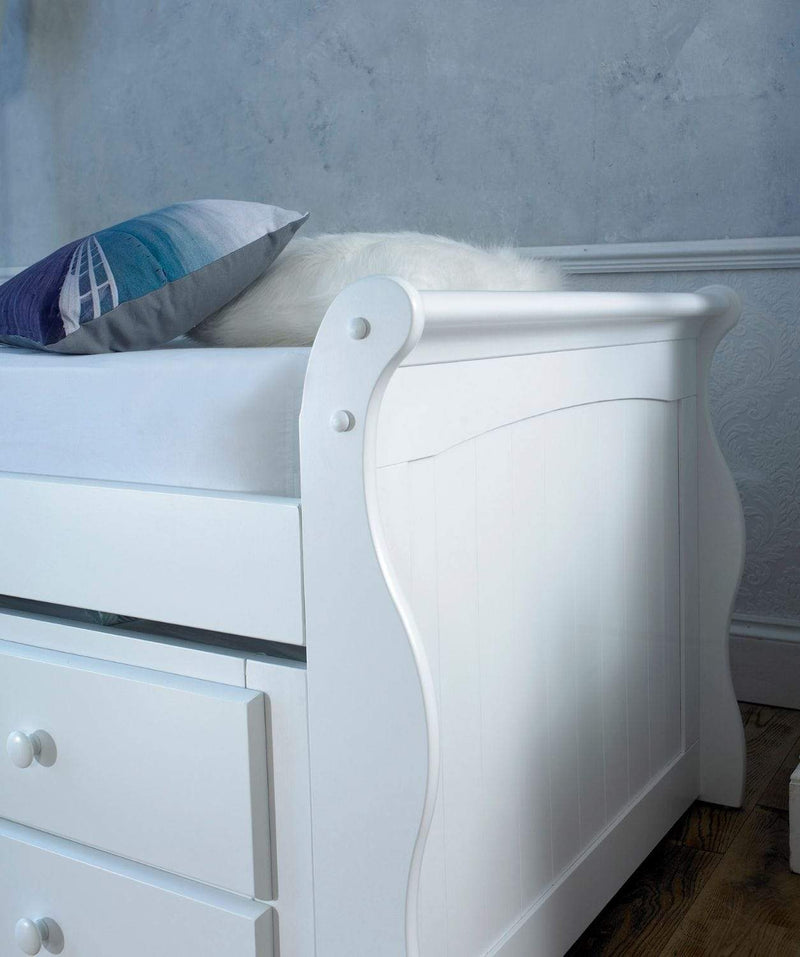 Artisan Bed Company Cabin Bed Captain Bed - White