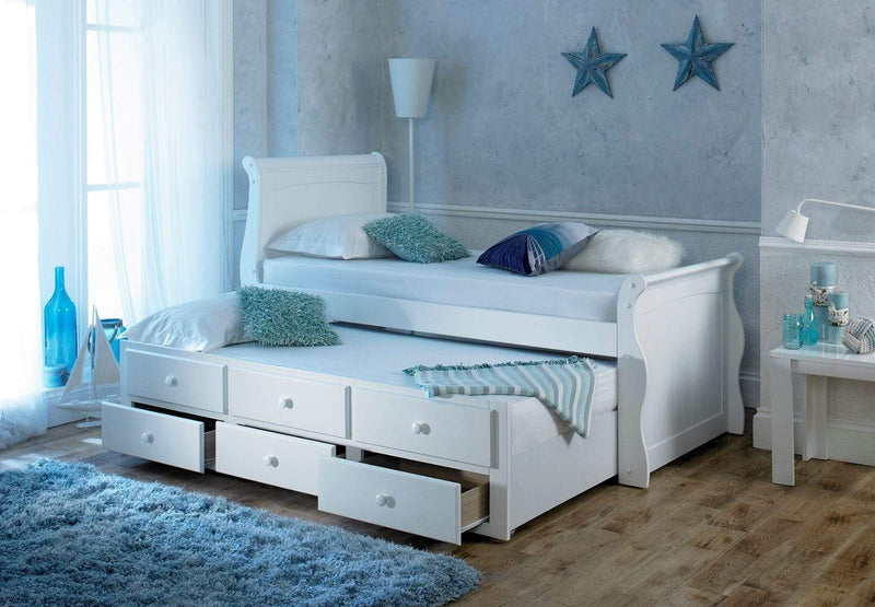 Artisan Bed Company Cabin Bed Captain Bed - White