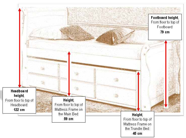 Artisan Bed Company Cabin Bed Captain Bed - White