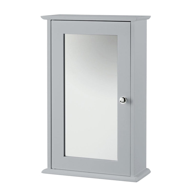 LPD Bathroom Cabinet Alaska Wall Cabinet With Mirror Grey Bed Kings